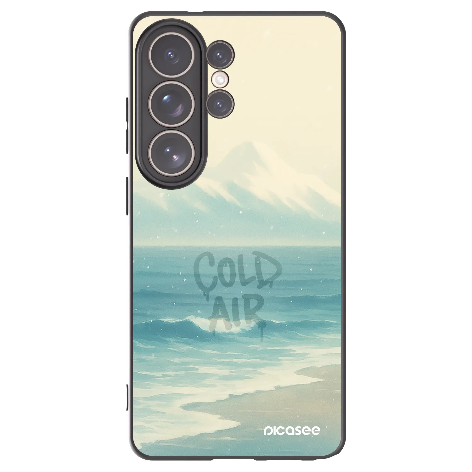 Picasee crna silikonska maskica za Samsung Galaxy S26 Ultra - COLD AIR