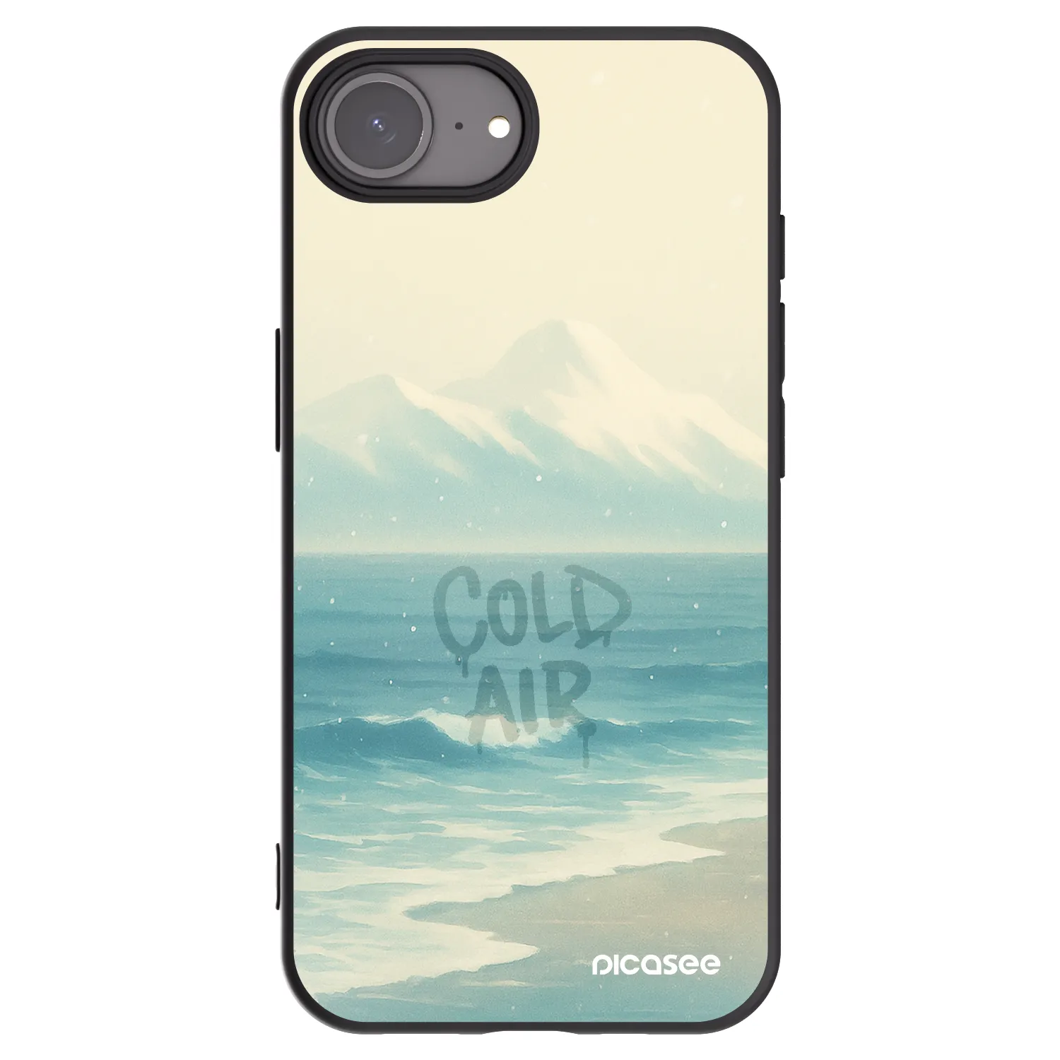 Picasee crna silikonska maskica za Apple iPhone 17e - COLD AIR
