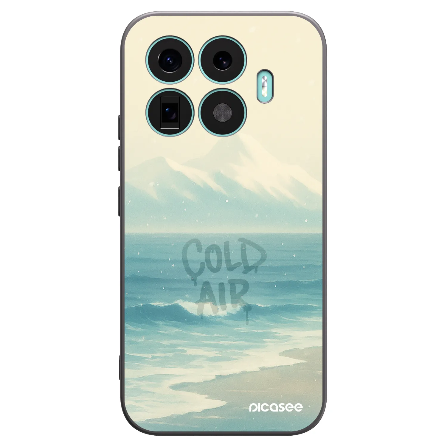 Picasee crna silikonska maskica za Xiaomi 17T - COLD AIR