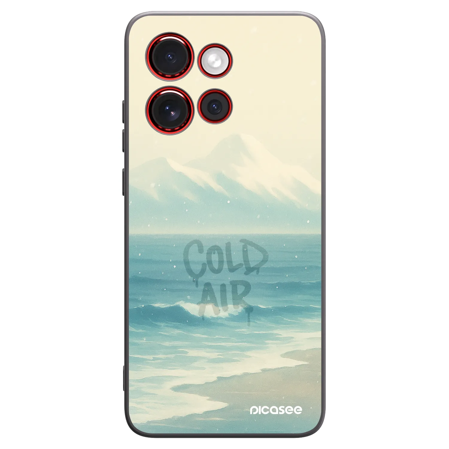 Picasee crna silikonska maskica za Motorola Edge 60 Neo 5G - COLD AIR