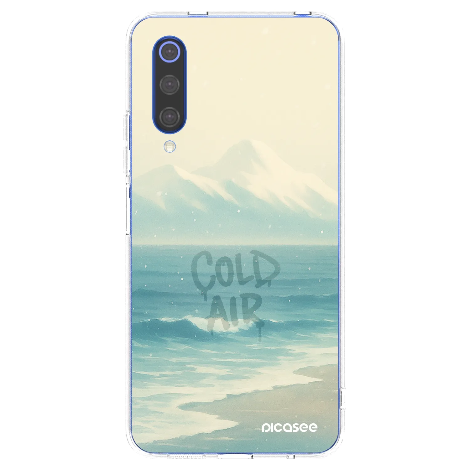 Picasee silikonska prozirna maskica za Xiaomi Mi 9 SE - COLD AIR