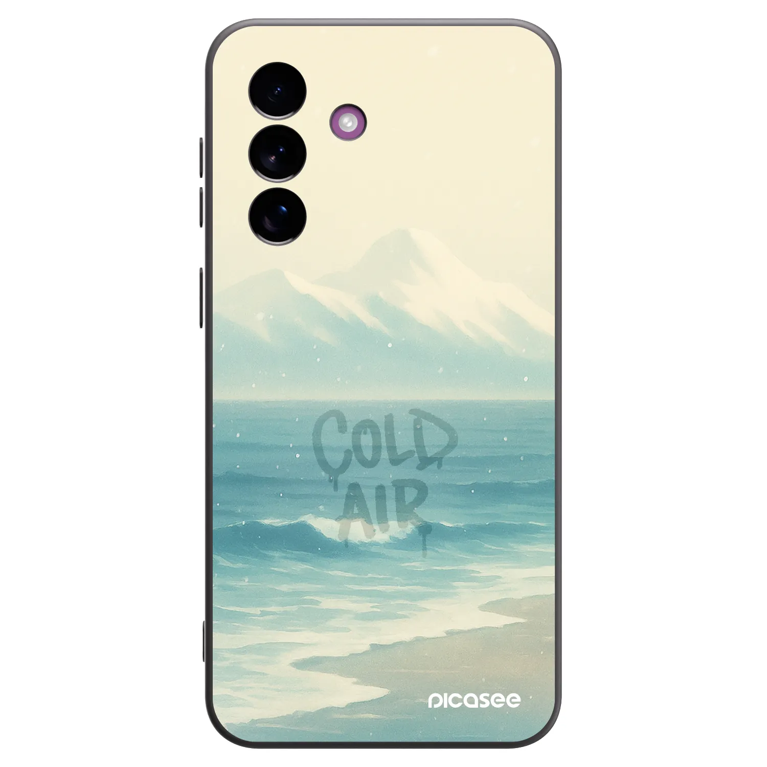 Picasee crna silikonska maskica za Samsung Galaxy A37 - COLD AIR