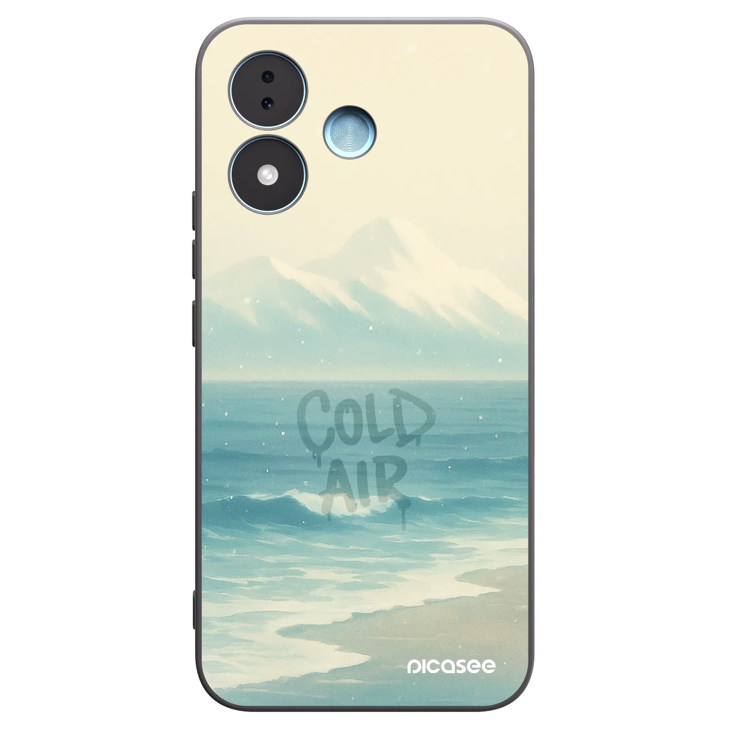 Picasee crna silikonska maskica za Xiaomi Redmi Note 17 5G - COLD AIR