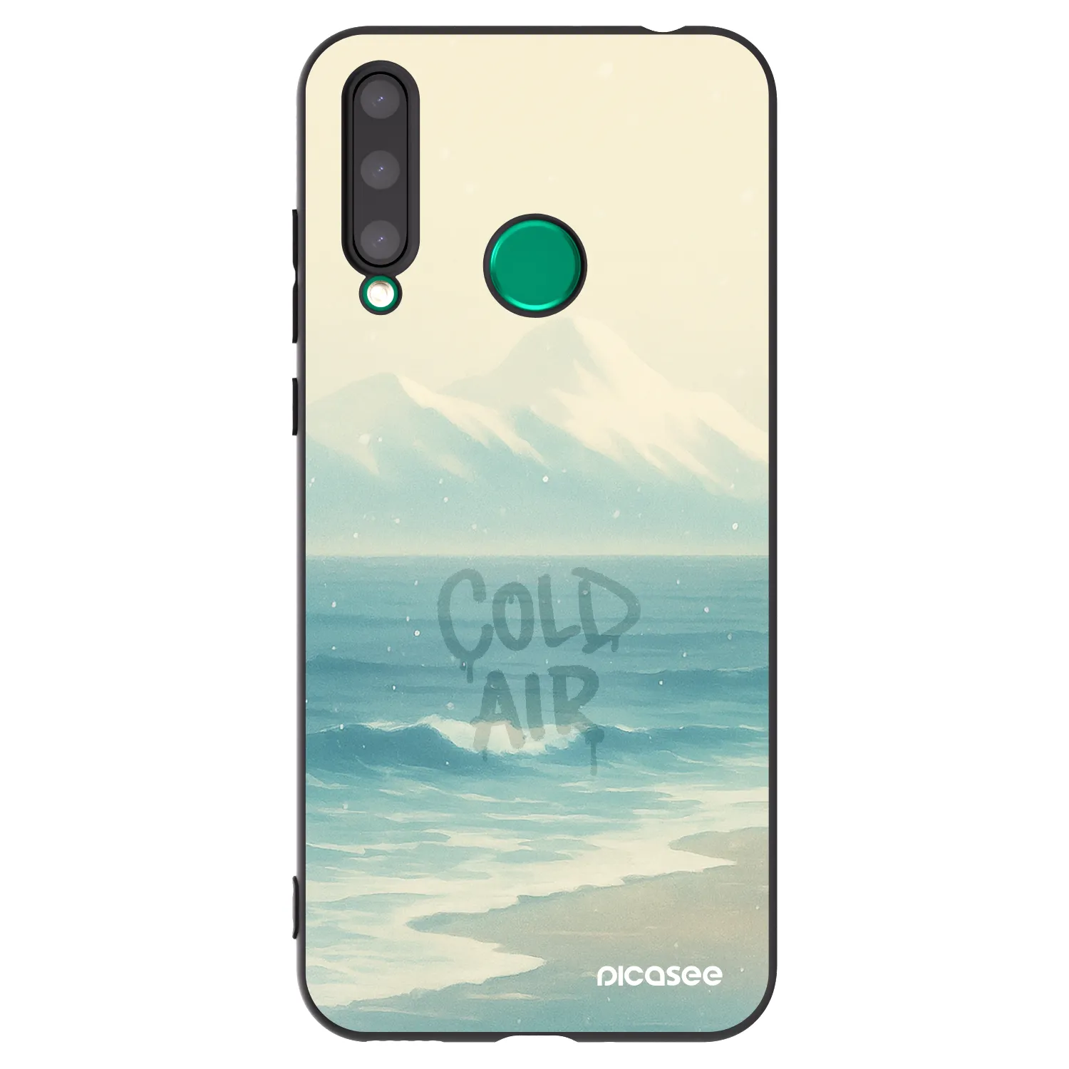 Picasee crna silikonska maskica za Honor 20 Lite - COLD AIR