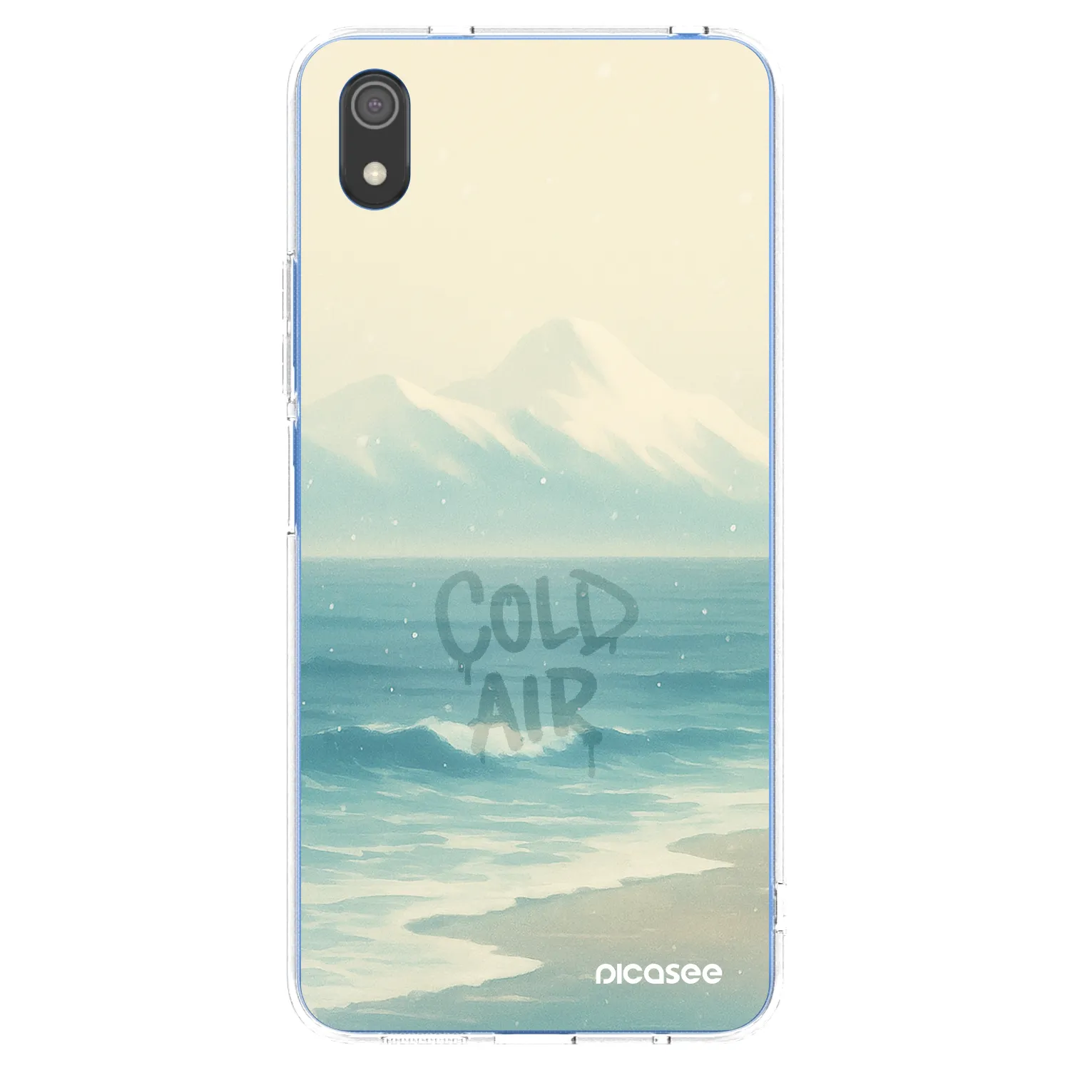 Picasee silikonska prozirna maskica za Xiaomi Redmi 7A - COLD AIR