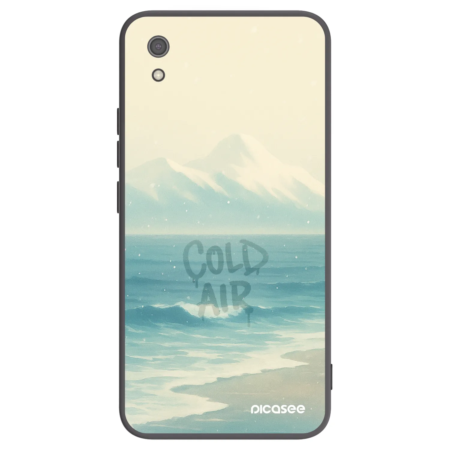Picasee crna silikonska maskica za Xiaomi Redmi 7A - COLD AIR