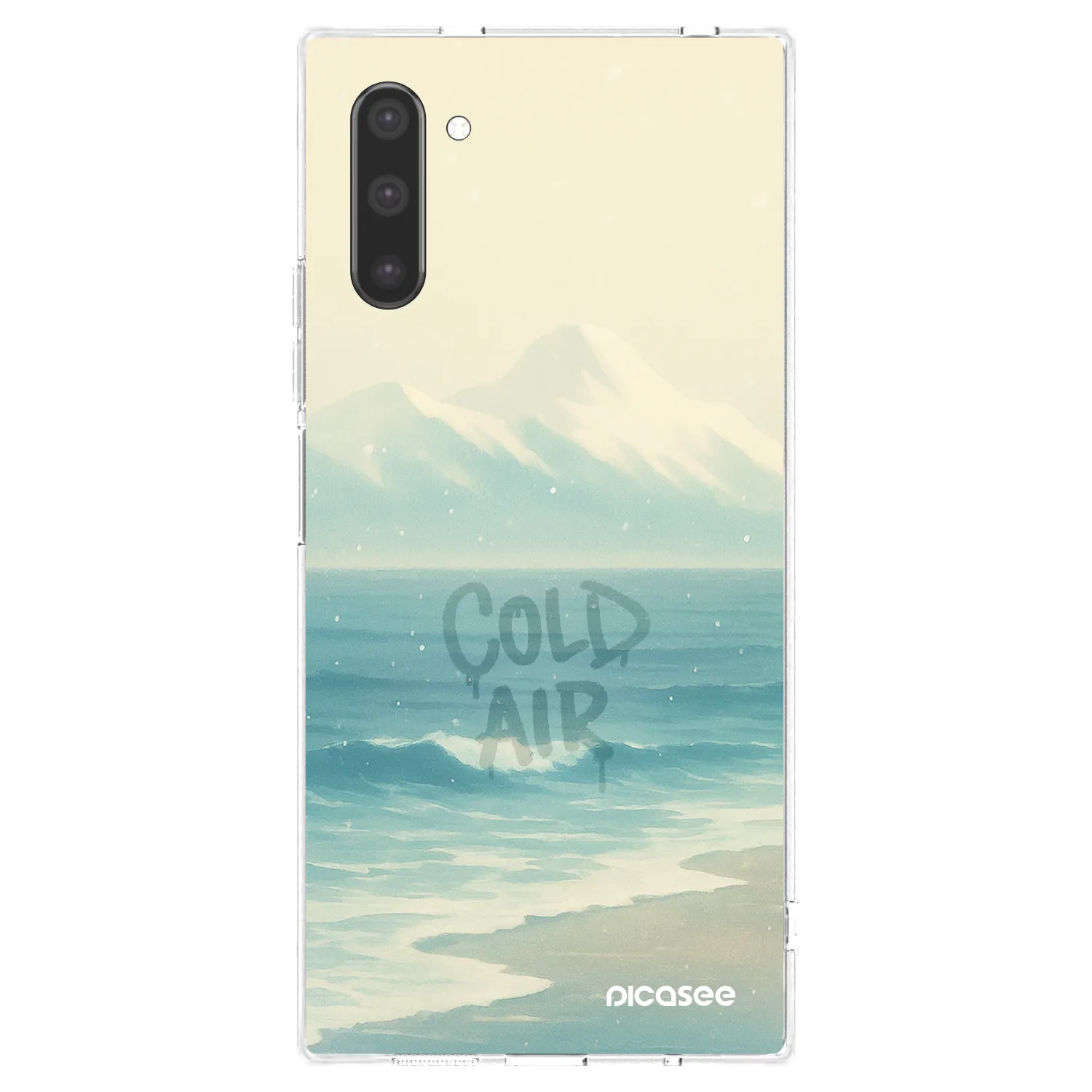 Picasee silikonska prozirna maskica za Samsung Galaxy Note 10 N970F - COLD AIR
