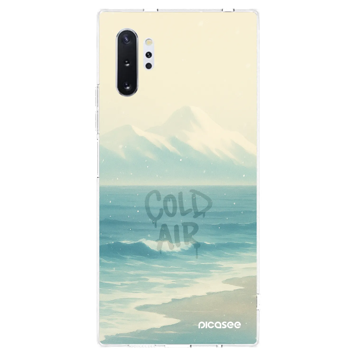Picasee silikonska prozirna maskica za Samsung Galaxy Note 10+ N975F - COLD AIR