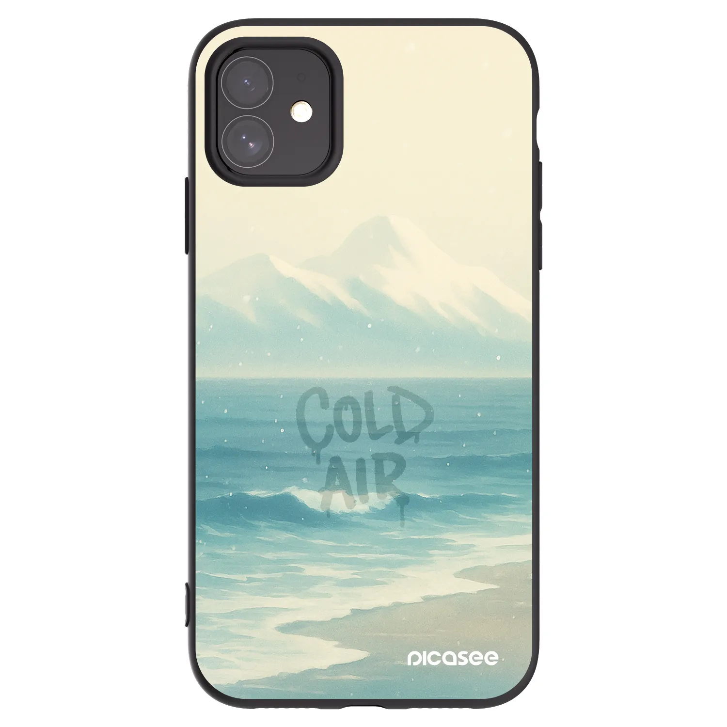 Picasee crna silikonska maskica za Apple iPhone 11 - COLD AIR