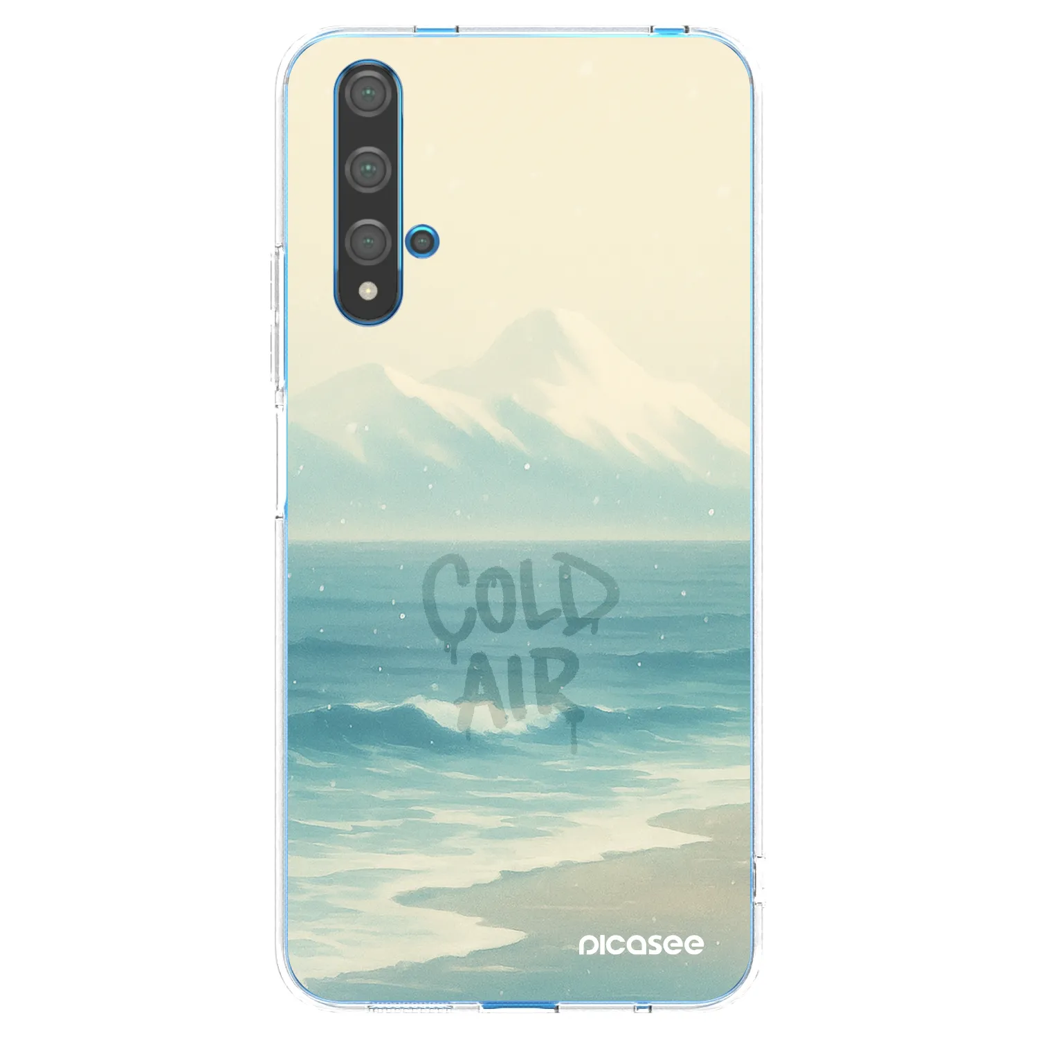 Picasee silikonska prozirna maskica za Huawei Nova 5T - COLD AIR