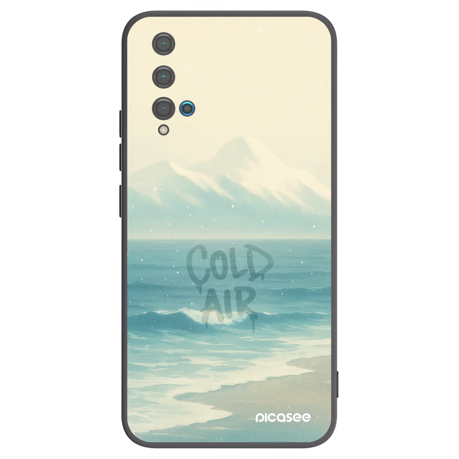 Picasee crna silikonska maskica za Huawei Nova 5T - COLD AIR