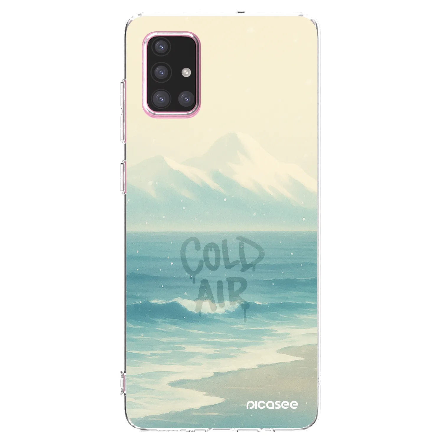 Picasee silikonska prozirna maskica za Samsung Galaxy A71 A715F - COLD AIR