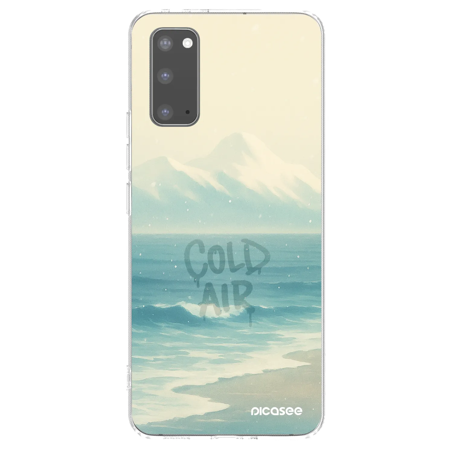 Picasee silikonska prozirna maskica za Samsung Galaxy S20 G980F - COLD AIR