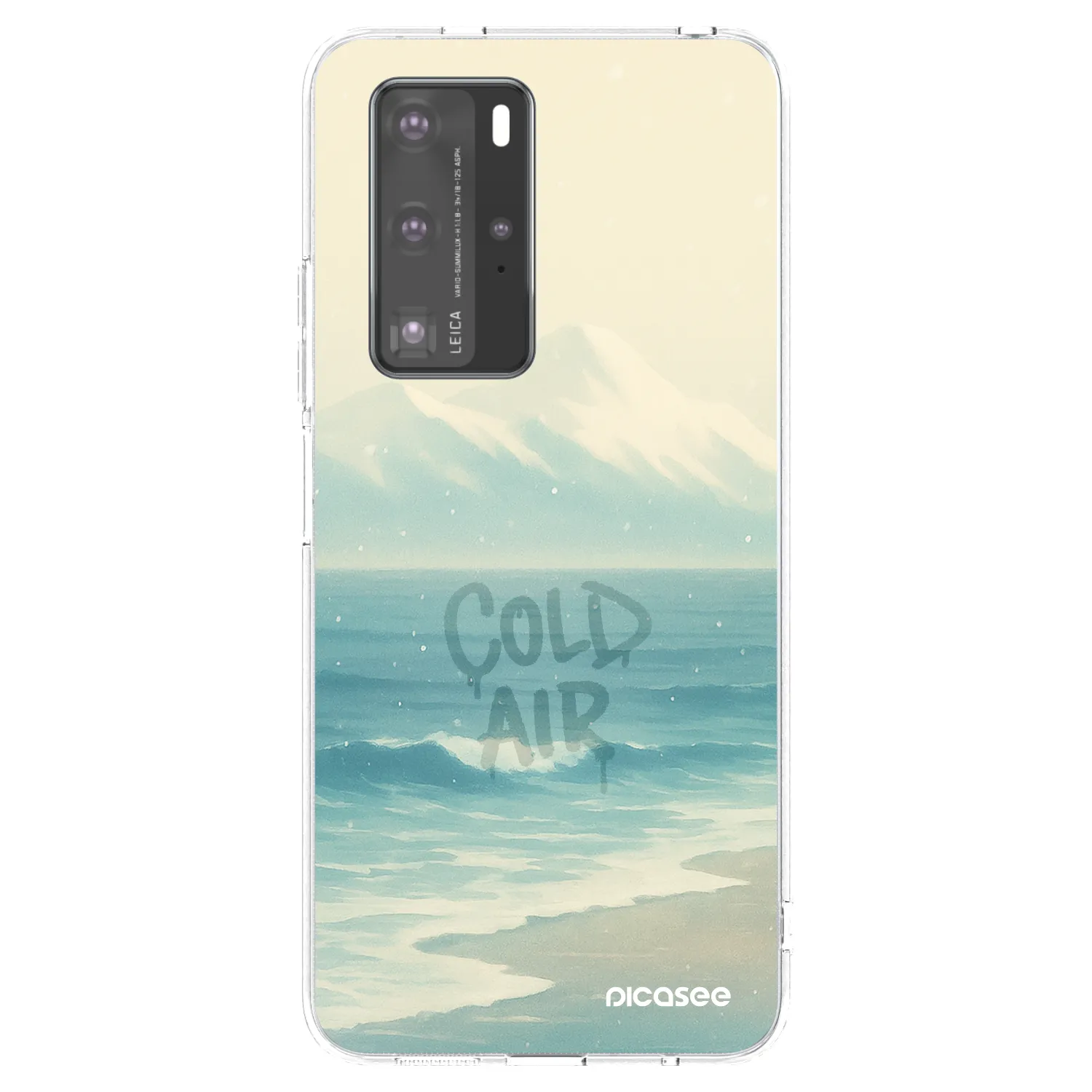 Picasee silikonska prozirna maskica za Huawei P40 Pro - COLD AIR