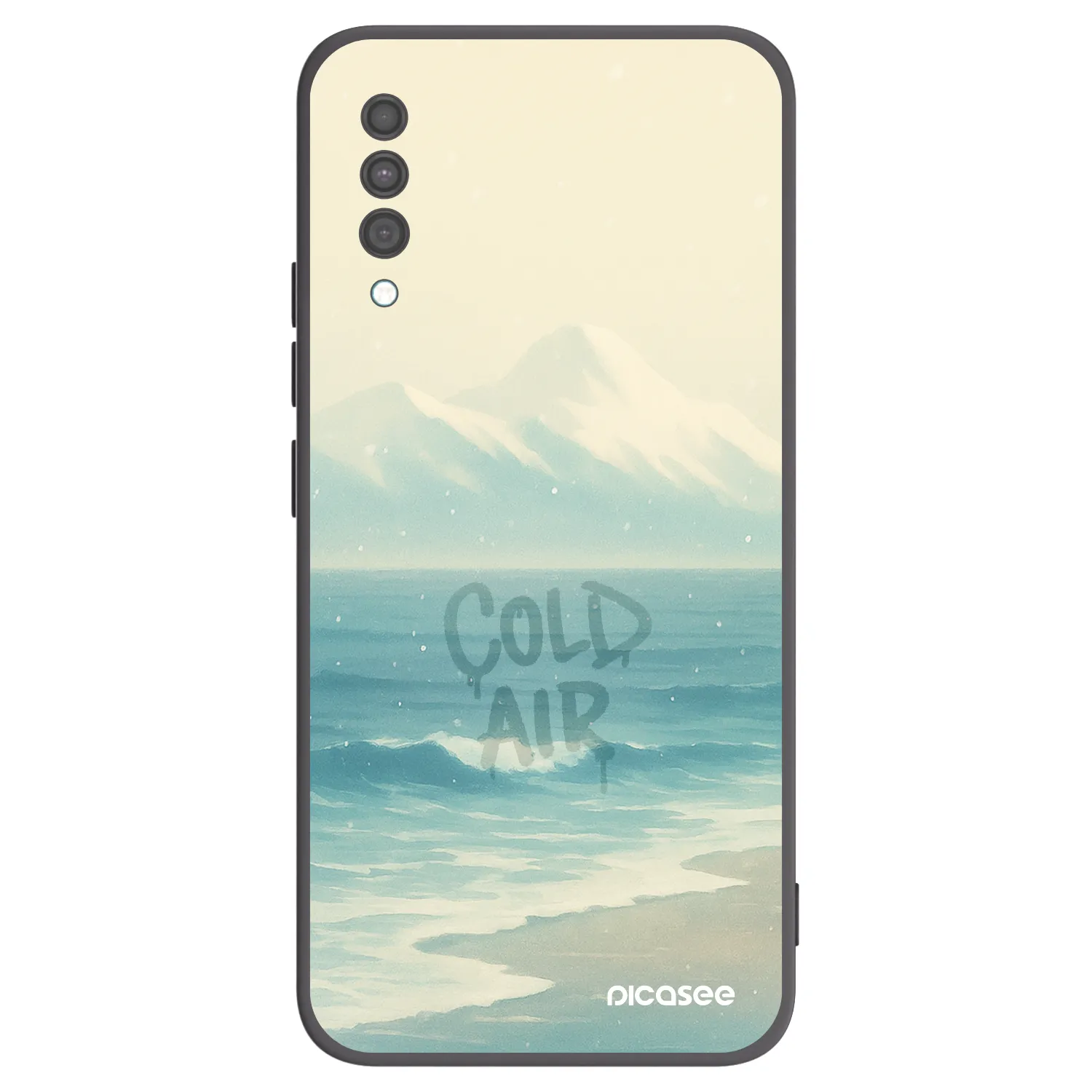 Picasee crna silikonska maskica za Samsung Galaxy A30s A307F - COLD AIR