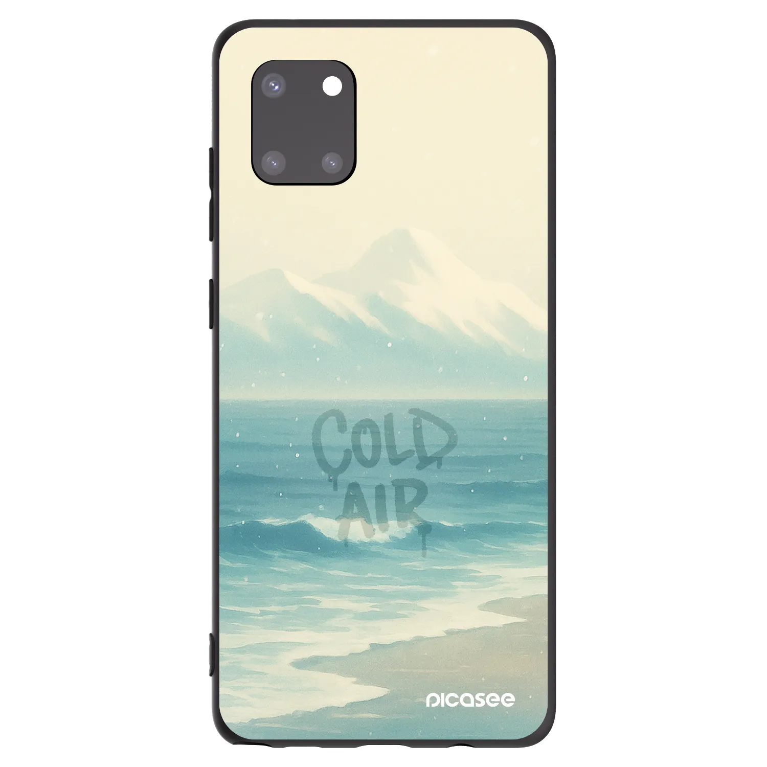 Picasee crna silikonska maskica za Samsung Galaxy Note 10 Lite N770F - COLD AIR