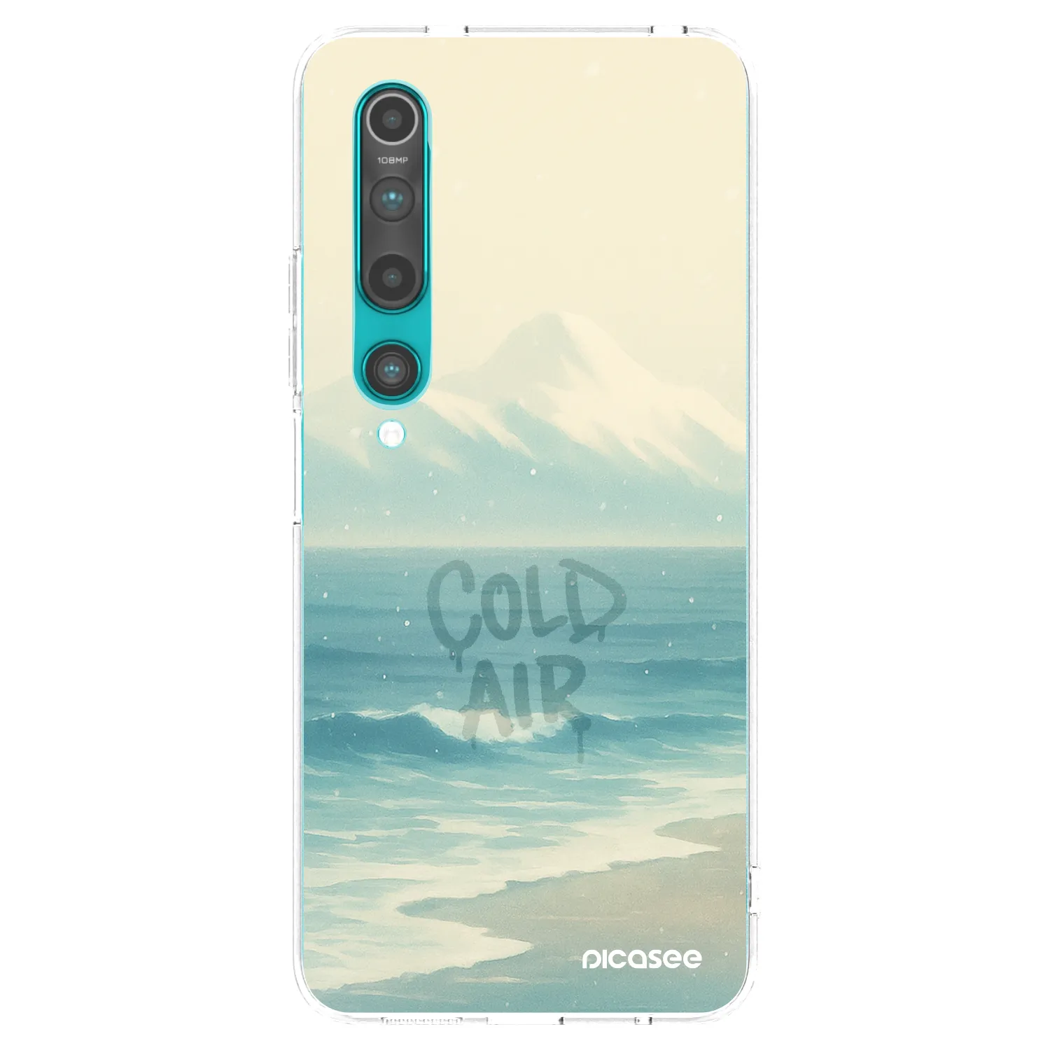 Picasee silikonska prozirna maskica za Xiaomi Mi 10 - COLD AIR