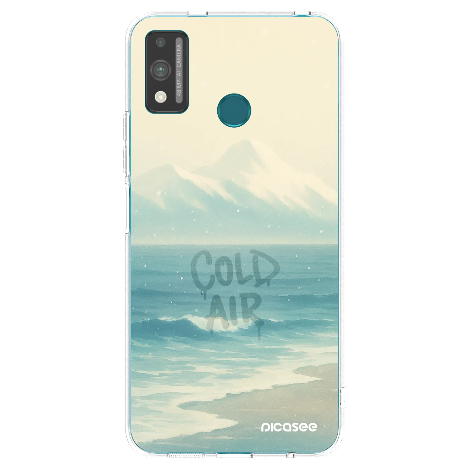 Picasee silikonska prozirna maskica za Honor 9X Lite - COLD AIR
