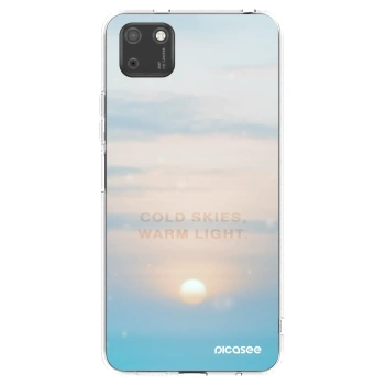 Picasee silikonska prozirna maskica za Huawei Y5P - COLD SKIES