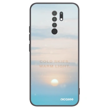 Picasee crna silikonska maskica za Xiaomi Redmi 9 - COLD SKIES