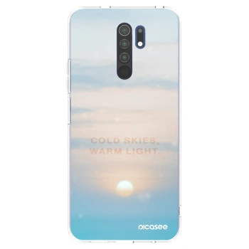Picasee silikonska prozirna maskica za Xiaomi Redmi 9 - COLD SKIES