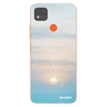 Picasee silikonska prozirna maskica za Xiaomi Redmi 9C - COLD SKIES