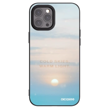 Picasee crna silikonska maskica za Apple iPhone 12 Pro Max - COLD SKIES