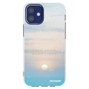Picasee silikonska prozirna maskica za Apple iPhone 12 mini - COLD SKIES