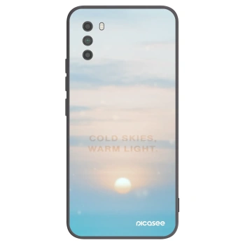Picasee crna silikonska maskica za Xiaomi Poco M3 - COLD SKIES