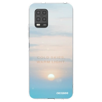 Picasee silikonska prozirna maskica za Xiaomi Mi 10 Lite - COLD SKIES