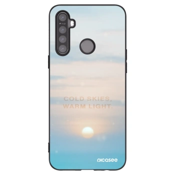 Picasee crna silikonska maskica za Realme 5 - COLD SKIES