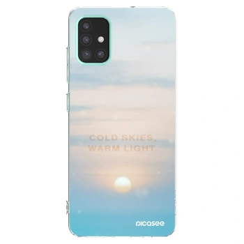 Picasee silikonska prozirna maskica za Samsung Galaxy M31s - COLD SKIES
