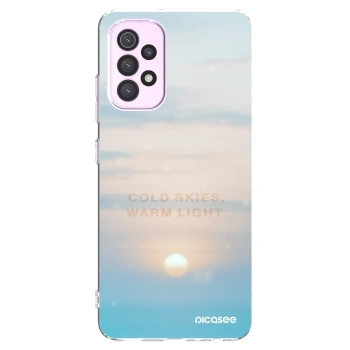 Picasee silikonska prozirna maskica za Samsung Galaxy A32 5G A326B - COLD SKIES