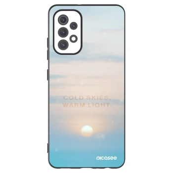 Picasee crna silikonska maskica za Samsung Galaxy A32 5G A326B - COLD SKIES