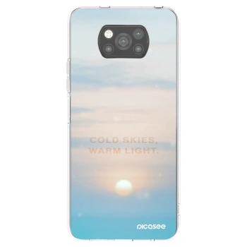 Picasee crna silikonska maskica za Xiaomi Poco X3 Pro - COLD SKIES