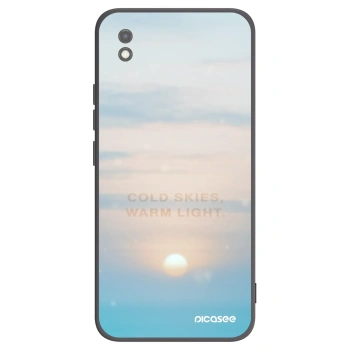 Picasee crna silikonska maskica za Xiaomi Redmi 9AT - COLD SKIES