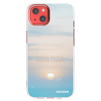 Picasee silikonska prozirna maskica za Apple iPhone 13 - COLD SKIES