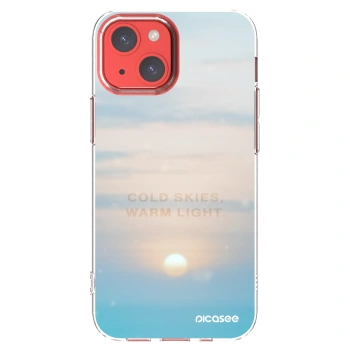 Picasee silikonska prozirna maskica za Apple iPhone 13 mini - COLD SKIES