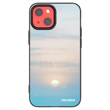 Picasee crna silikonska maskica za Apple iPhone 13 mini - COLD SKIES