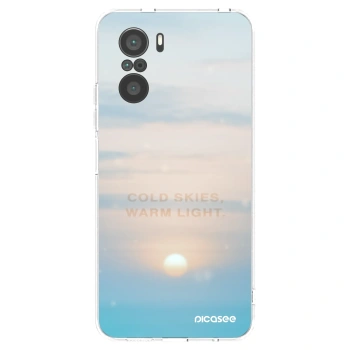 Picasee silikonska prozirna maskica za Xiaomi Poco F3 - COLD SKIES