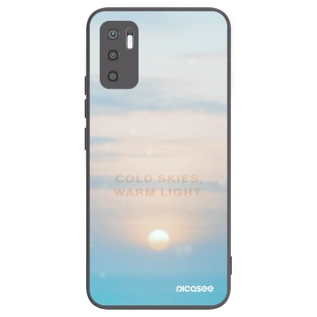 Picasee crna silikonska maskica za Xiaomi Redmi Note 10 5G - COLD SKIES