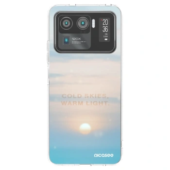 Picasee silikonska prozirna maskica za Xiaomi Mi 11 Ultra - COLD SKIES