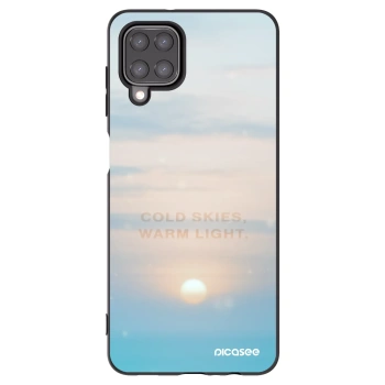 Picasee crna silikonska maskica za Samsung Galaxy M12 M127F - COLD SKIES