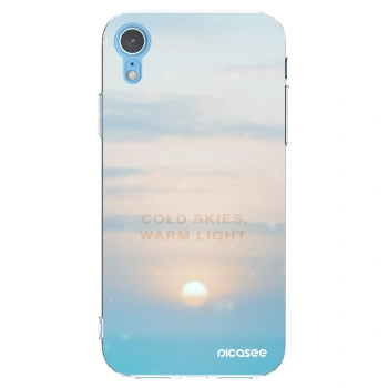 Picasee silikonska prozirna maskica za Apple iPhone XR - COLD SKIES