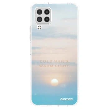Picasee silikonska prozirna maskica za Samsung Galaxy A22 A225F 4G - COLD SKIES