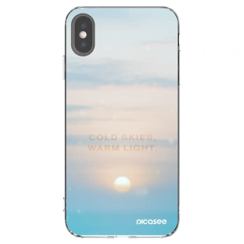 Picasee silikonska prozirna maskica za Apple iPhone XS Max - COLD SKIES