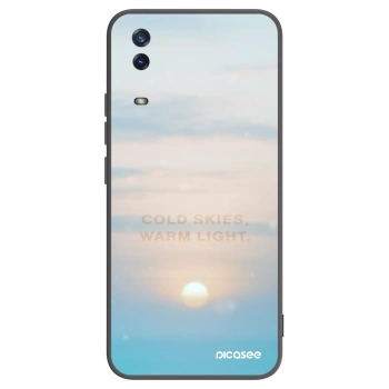 Picasee crna silikonska maskica za Vivo Y11s - COLD SKIES