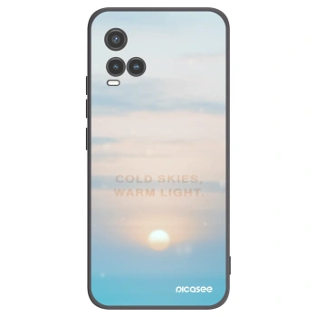 Picasee crna silikonska maskica za Vivo Y33s - COLD SKIES