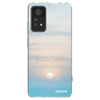Picasee silikonska prozirna maskica za Xiaomi Redmi Note 11 Pro 5G - COLD SKIES