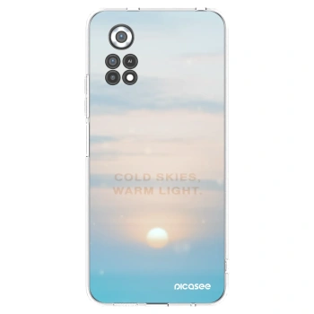 Picasee silikonska prozirna maskica za Xiaomi Poco X4 Pro 5G - COLD SKIES